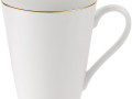 Кружка Select, белая с золотистой отводкой