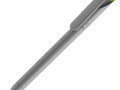 Ручка шариковая Prodir DS1 TMM Dot, серая с ярко-зеленым