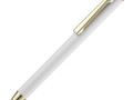 Ручка шариковая Lobby Soft Touch Gold, белая