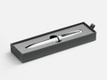 Ручка шариковая Bolt Soft Touch в футляре, белая