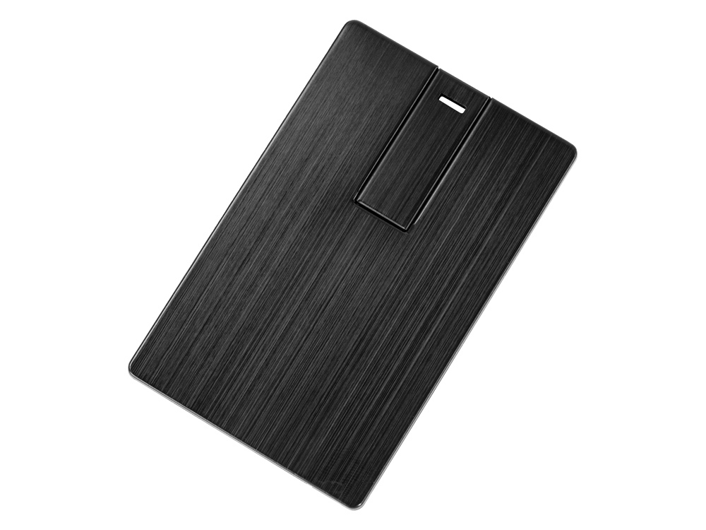 Флеш-карта USB 2.0 16 Gb в виде металлической карты 
