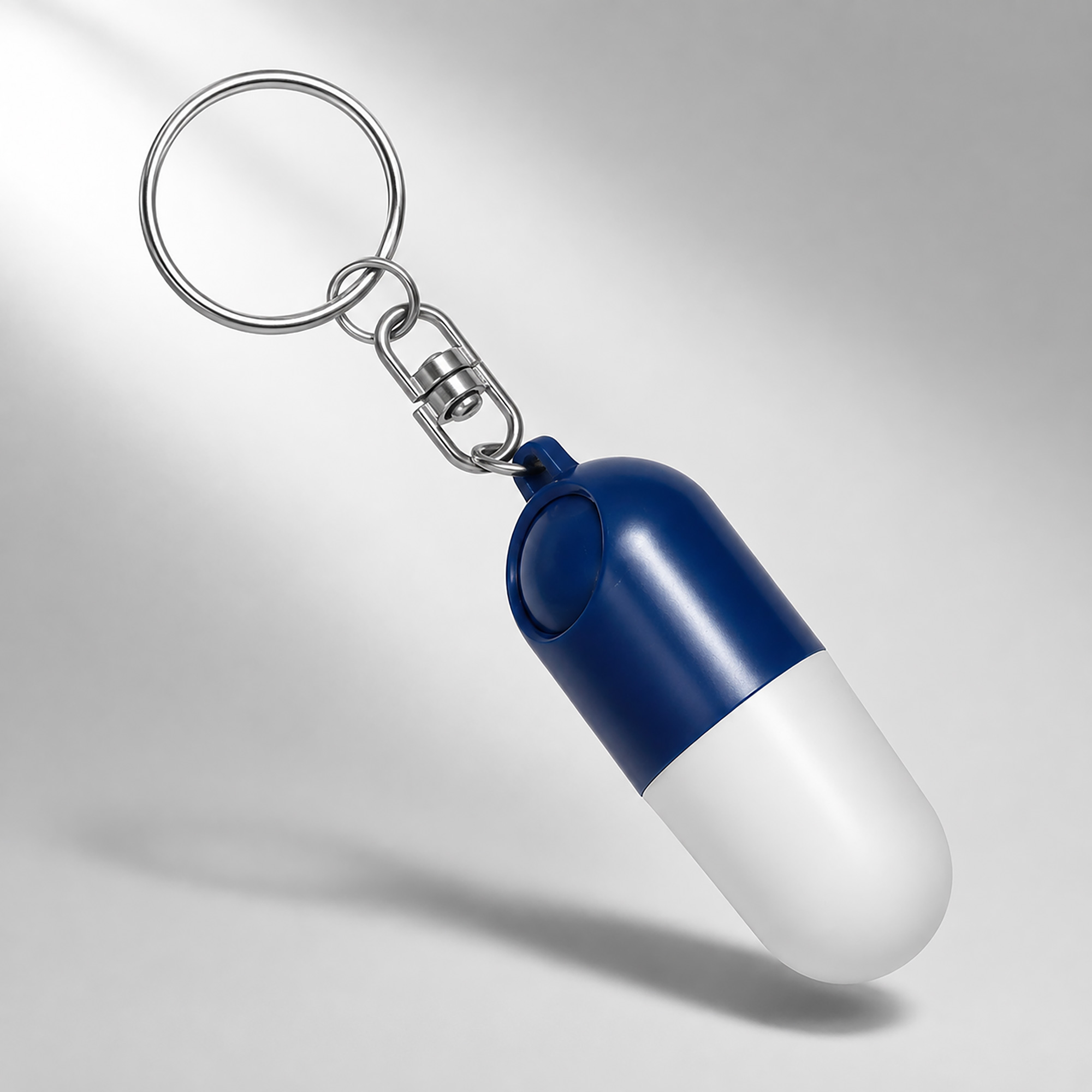 Таблетница Capsule, белый/синий