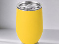 Термокружка Vacuum mug C1, soft touch, 370мл, желтый