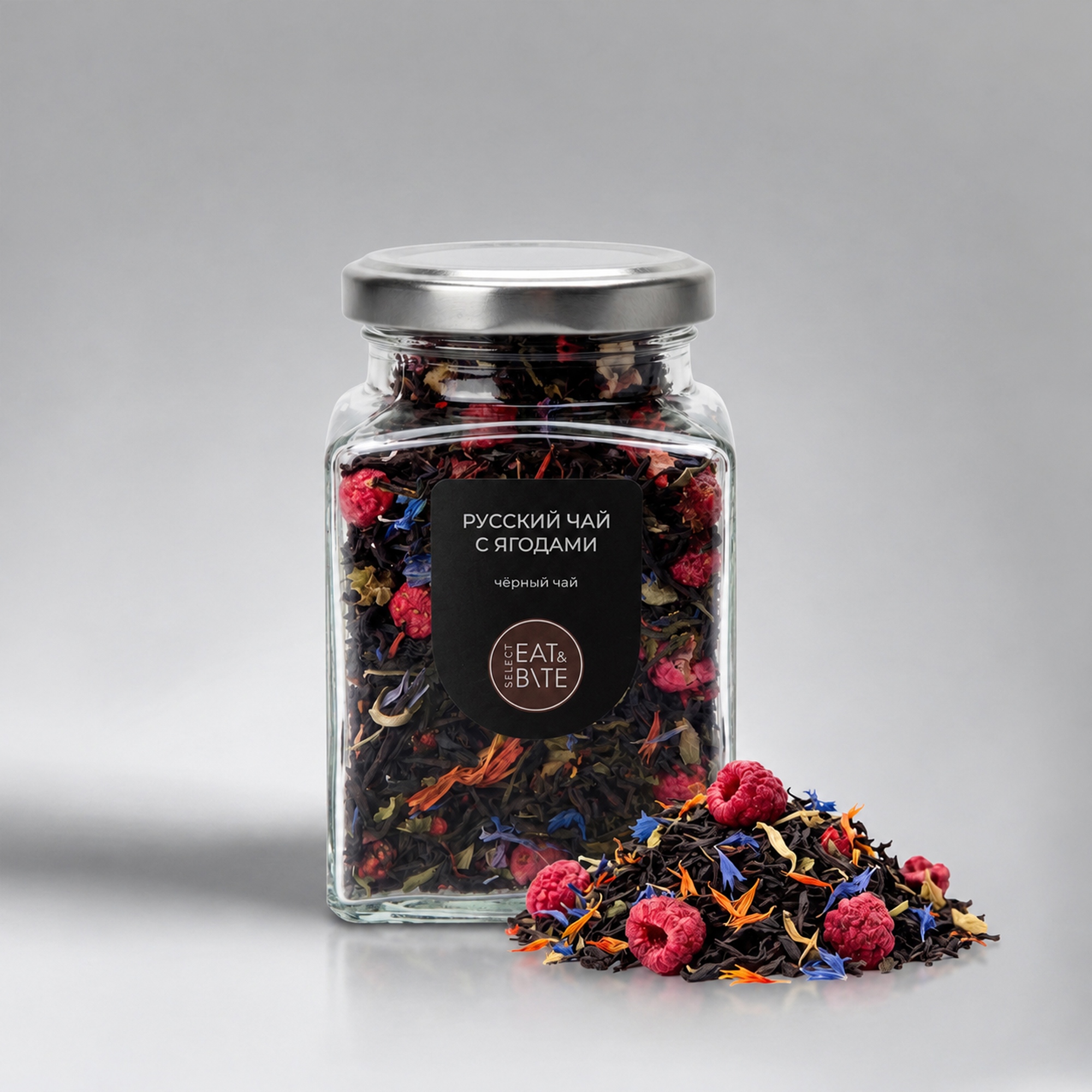 Чай черный, серия Bouquet, граф Орлов, стеклянная банка