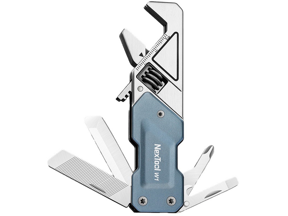 Мультитул-ключ Nextool Light Wrench W1, 6 функций, голубо-серый (NE20238)