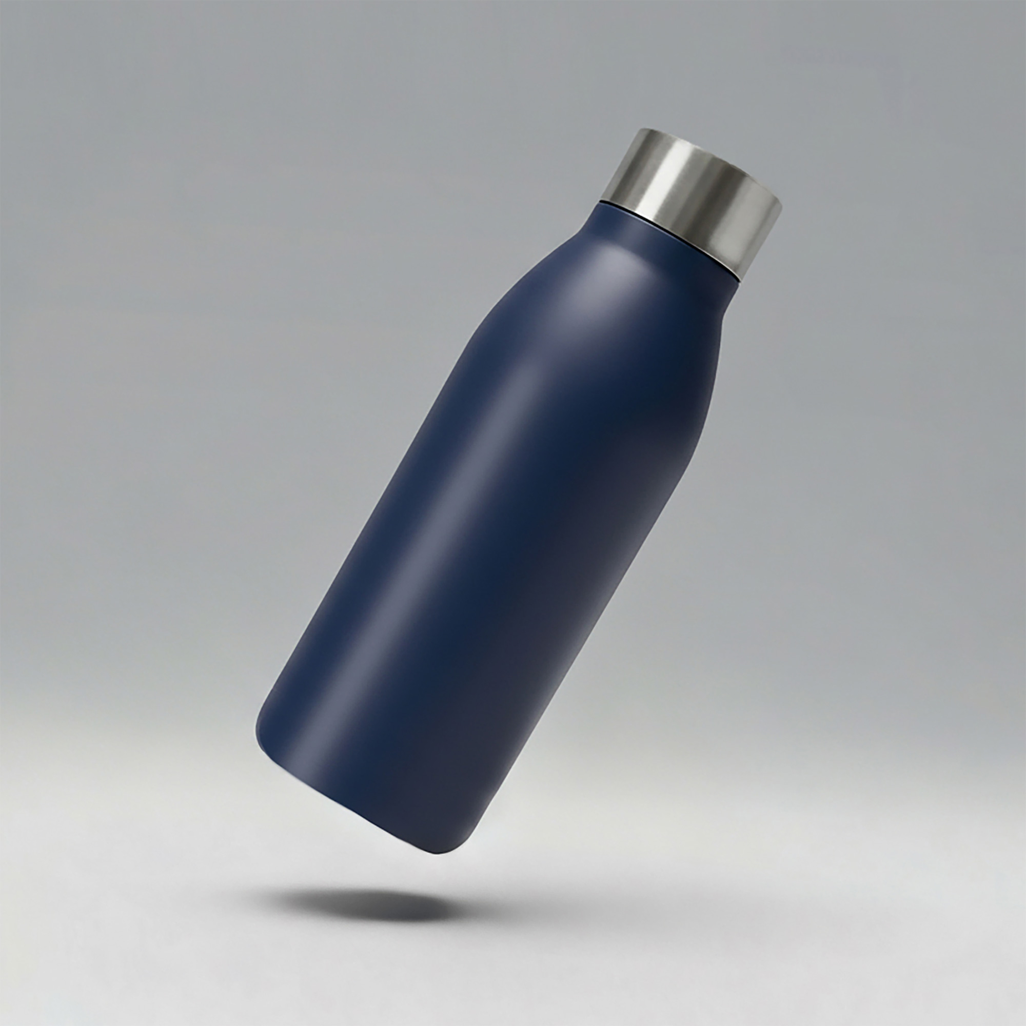 Вакуумная термобутылка «Brottle» c медной изоляцией, тубус, 600 мл, темно-синяя