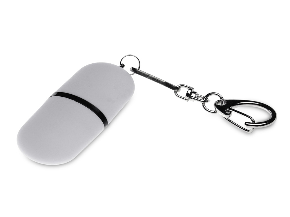 USB 2.0- флешка «Goutte Soft-touch» на 512 Мбайт каплевидной формы
